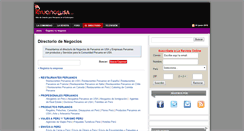 Desktop Screenshot of directorio.peruanosenusa.net