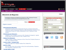 Tablet Screenshot of directorio.peruanosenusa.net